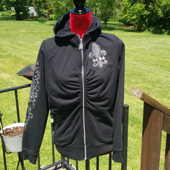 Hooded bling jacket - Picture 1 of 2